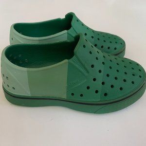 Native Kids x Crayola - Miles Shoe in Ombre Green - Size 10